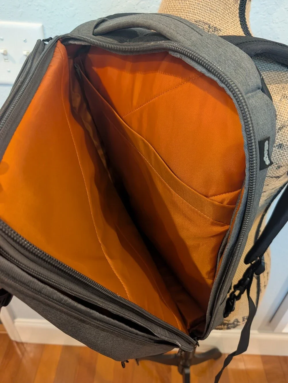 eBags Professional Slim Laptop Backpack in Heathered Gray